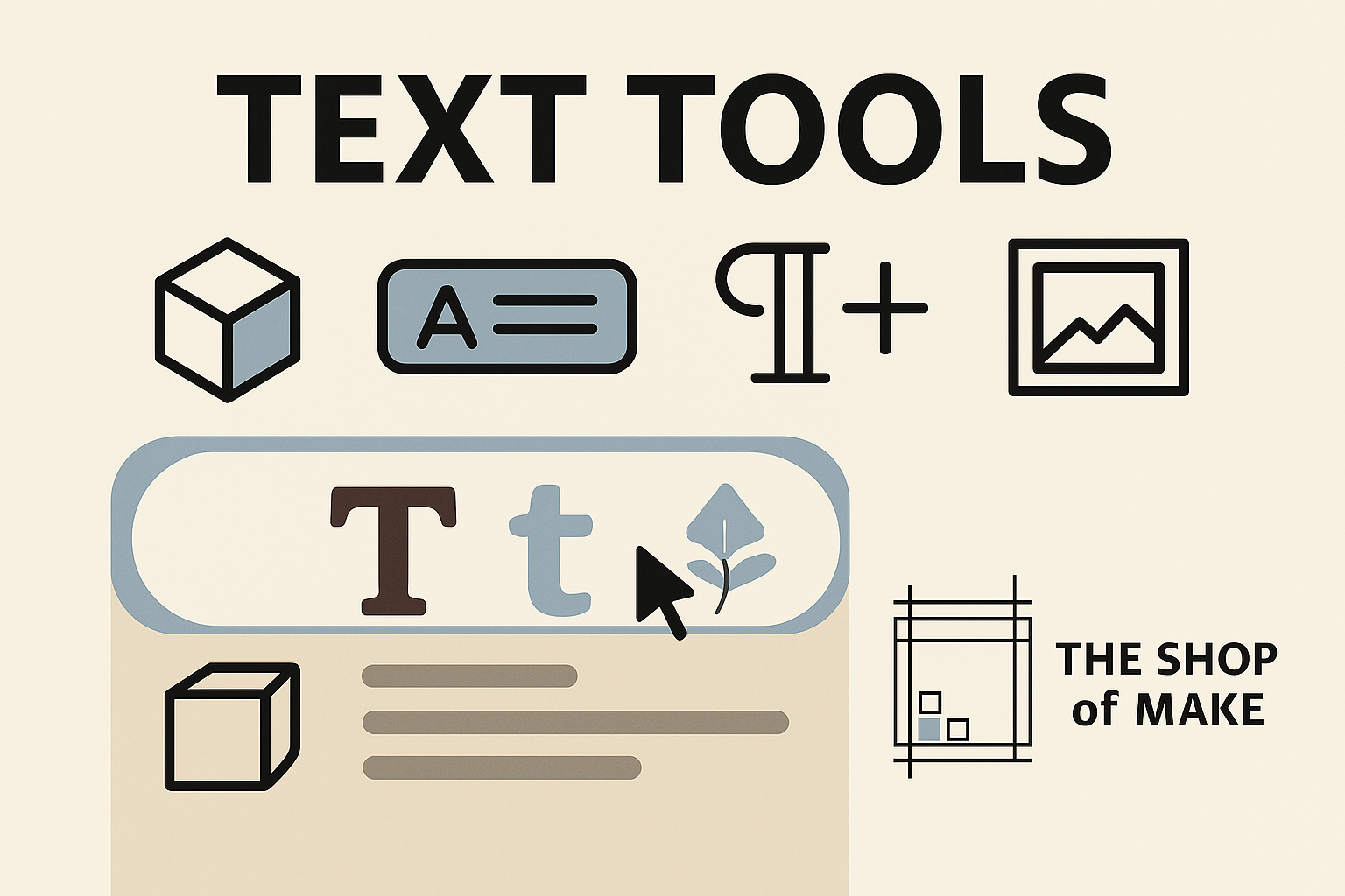 Text Tools Interface Example